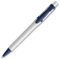 Wit / Donker Blauw