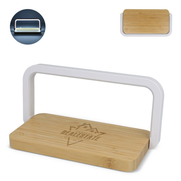 15W Draadloze Oplader met Dimbare LED Lamp