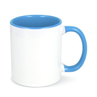 Wit / Licht Blauw