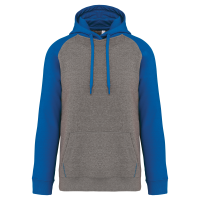 Grey heather/Sporty royal blue