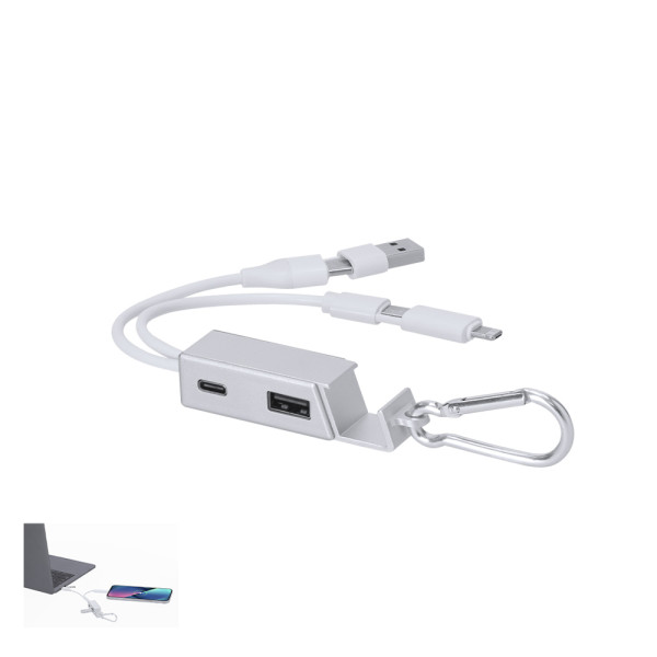 Oplader USB Hub Leony